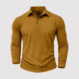 Pirmin™ | Langarm-Poloshirt mit klassischem Kragen