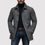 Christoph™ | Wetterfester Mantel mit hohem Kragen