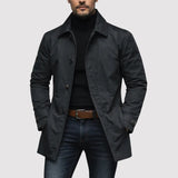 Christoph™ | Wetterfester Mantel mit hohem Kragen