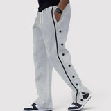 Falk™ | Leichte Hose mit seitlicher Knopfleiste