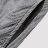 Nils™ | Gerippte Shorts mit Kordelzug