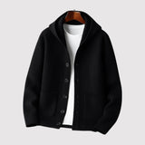 Leander™ | Kapuzencardigan mit Knopfverschluss