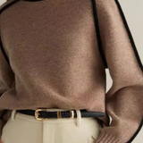 Klassischer Strickpullover