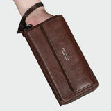 Clutch de cuero clásico