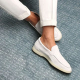 Oskar™ | Klassischer Loafer Perlweiß