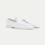 Oskar™ | Klassischer Loafer Perlweiß