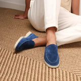 Yannis™ | Klassischer Loafer Beerenblau
