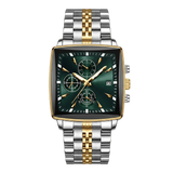 Valentin™ | Rechteckiger Chronograph mit Datumsfenster