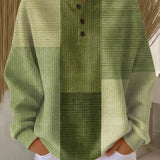 Charlotte – Grünes Patchwork-Oberteil