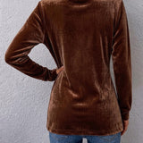 Margarete | Lange Vintage-Jacke mit Revers und Knopfdetails