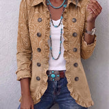 Charlotte | Rüschenjacke mit Westernmuster
