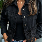 Cosima | Jacke mit Fransen und Spitze