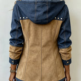 Frieda | Patchwork-Jacke mit Kapuze