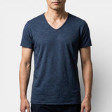 Thees™ | Elastisches Doppelpack-T-Shirt mit V-Ausschnitt