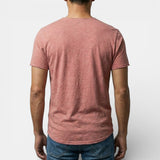 Thees™ | Elastisches Doppelpack-T-Shirt mit V-Ausschnitt